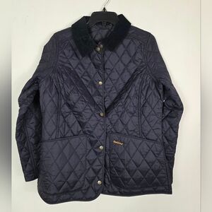 Barbour Annandale Quilted Jacket 10US/14UK Navy